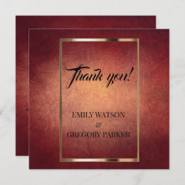 Grunge Patina Vintager Hintergrund Dankeskarte