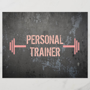 Grunge Personal Trainer Flyer