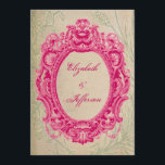 Grunge Pink Vintage Rahmen Hochzeitseinladungen Einladung<br><div class="desc">Grunge Pink Vintage Rahmen Hochzeitseinladungen in weiß verfügbar auch in Grunge Pink Brauchen Sie Hilfe?</div>