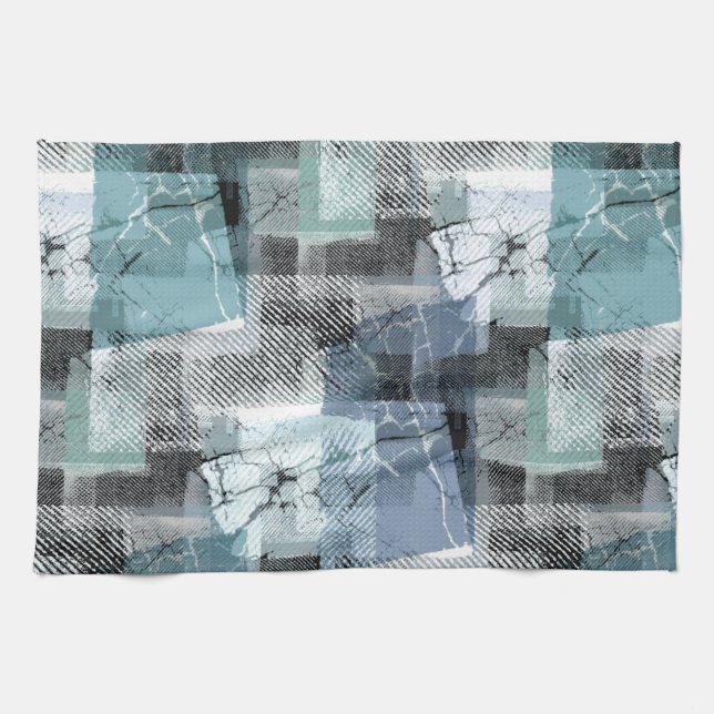 Grunge Print. Geschirrtuch (Horizontal)