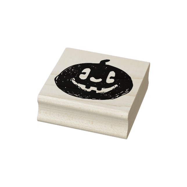Grunge Pumpkin Rubber Briefmarke Gummistempel (Stempel)
