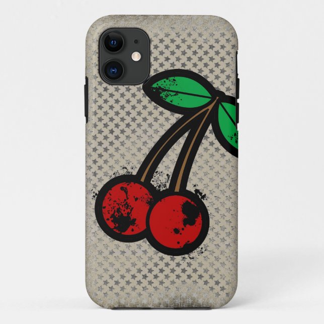 Grunge Punk Kirschen iPhone 5 Fall Case-Mate iPhone Hülle (Rückseite)