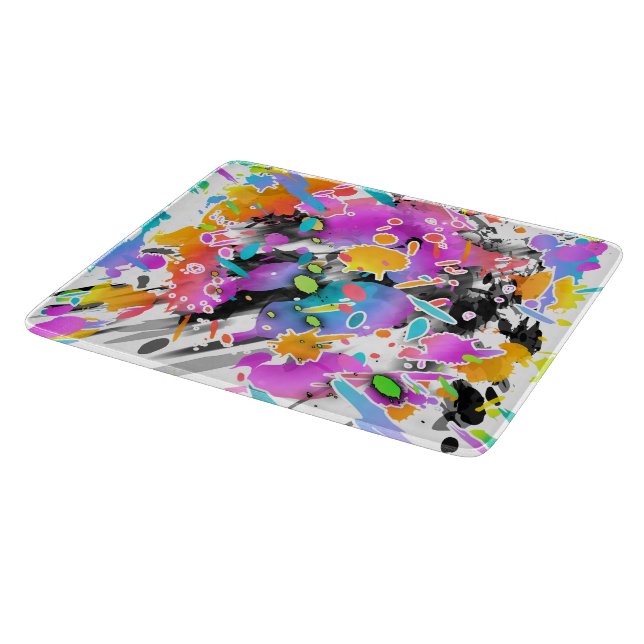 GRUNGE PUNK SPRITZER ART SCHNEIDEBRETT (Ecke)
