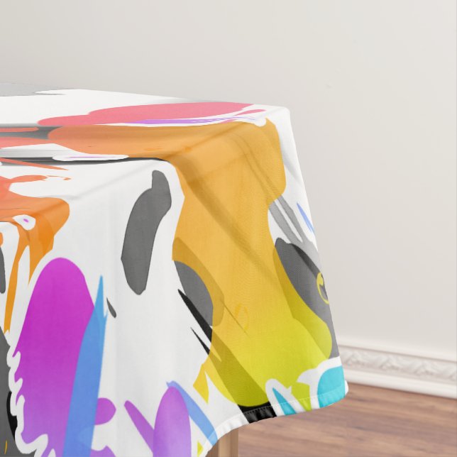 GRUNGE PUNK SPRITZER ART TISCHDECKE (Beispiel)