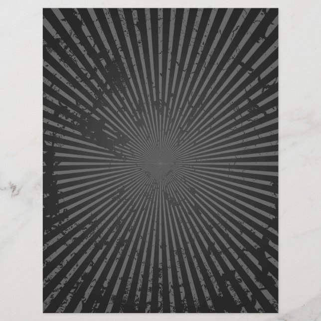 Grunge Radialmuster: Benutzerdefinierte Vorlage (Vorderseite)