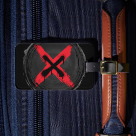 Grunge Red Xpression Gepäckanhänger