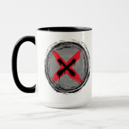 Grunge Red Xpression Tasse