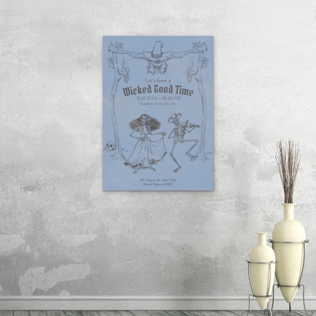 Grunge Retro Black Halloween-Party Poster (Von Creator hochgeladen)