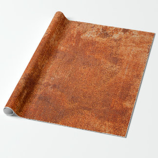 Grunge rostete Metallstruktur. rostfreie Korrosion Geschenkpapier