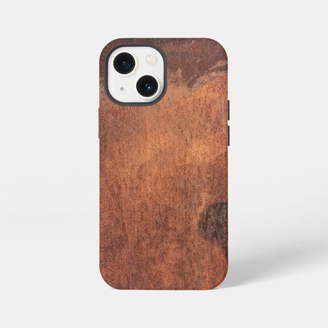 Grunge Roststruktur iPhone Hülle (Rückseite)