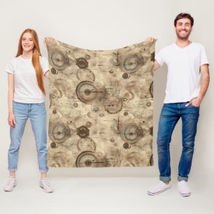 Grunge Rustikale Dampfsperre (11) Fleecedecke