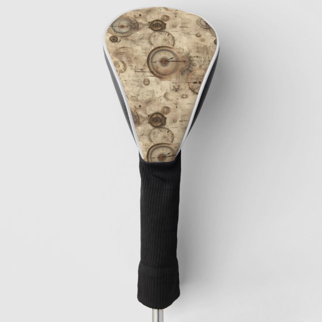 Grunge Rustikale Dampfsperre (11) Golf Headcover (Vorderseite)