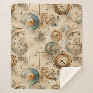 Grunge Rustikale Steampunkuhr (7) Sherpadecke