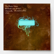 Grunge Rustikale Wedding Blue Wildleder