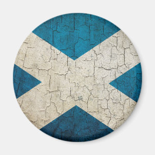 Grunge Schottland-Flagge Magnet