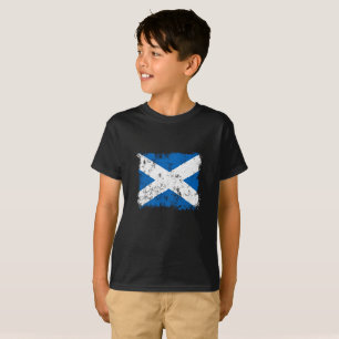 Grunge-Schottland-Flagge T-Shirt