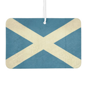 Grunge Scottish Flag Illustration Autolufterfrischer
