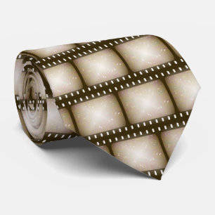 Grunge Scratched 35mm Film Reel Krawatte