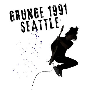 Grunge Seattle 1991 Music Scene Liebe Seattle Vint T-Shirt