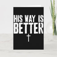 Grunge Sein Weg ist besser Minimal Christliches Kr