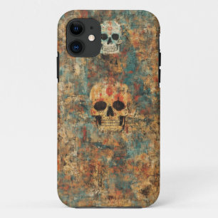 Grunge Skull Art Mobile Case