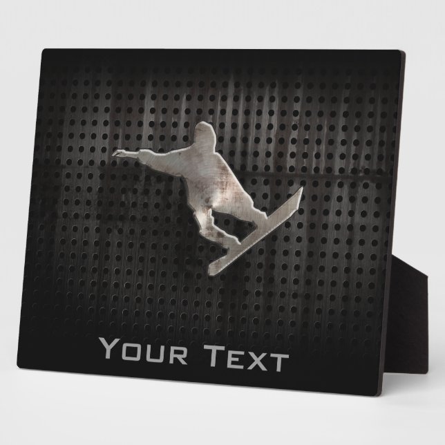 Grunge Snowboarding Fotoplatte (Seite)