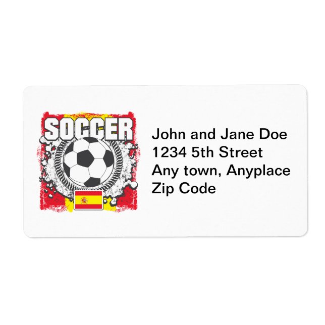 Grunge Soccer Spanien (Vorne)