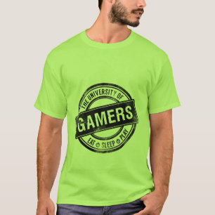 Grunge-Spiel-T - Shirt-Universität von Gamers T-Shirt
