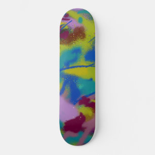 Grunge-Spray-Paint-Muster-Skateboard Skateboard