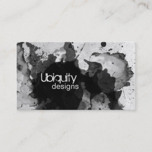 Grunge Spritzer Visitenkarte