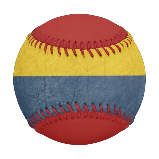 Grunge Staatsflagge des Landes Baseball (Vorderseite)