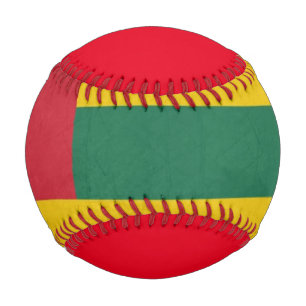 Grunge Staatsflagge des Landes Togo Baseball