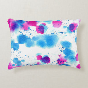 Grunge Stains Aquarell Textur Dekokissen