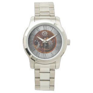 Grunge Steampunk Uhren und Gears