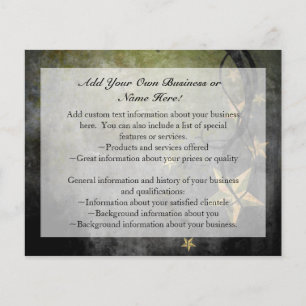 Grunge-Sterne Vintage-Design Flyer