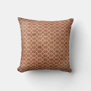 Grunge-Stil Vintage-Kissen abgenutzt Rost /Gold Kissen