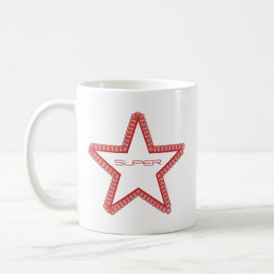 Grunge Superstar Tasse, Rot Tasse