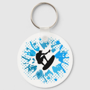 Grunge Surfer Schlüsselanhänger