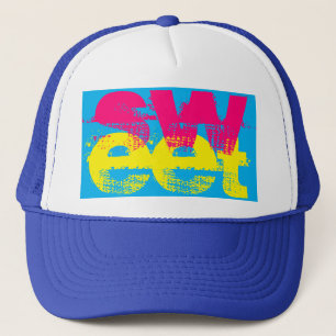 Grunge SWEET-Schrift Truckerkappe