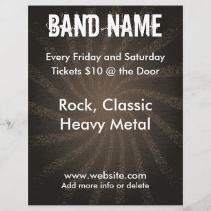 Grunge Swirl Music Flyer
