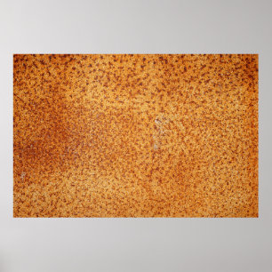 Grunge-Textur einer sehr alten rostigen Metallplat Poster