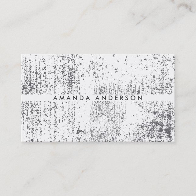 Grunge Texture Visitenkarte (Vorderseite)