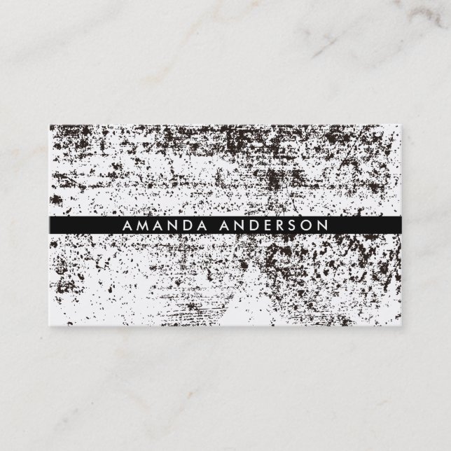 Grunge Texture Visitenkarte (Vorderseite)