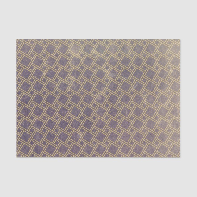 Grunge Textured Muster Abstrakt Geometric Deko Seidenpapier (Vorderseite)
