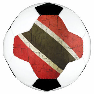 Grunge Trinidad und Tobago Flagge Fußball