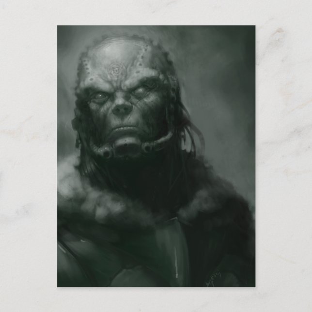 Grunge Typ Postkarten (Vorderseite)