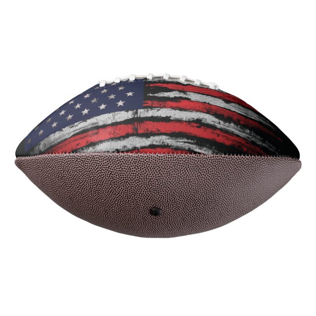 Grunge U.S.A.-Flagge Football (Gedreht 270)