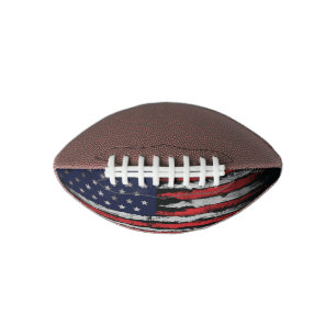 Grunge U.S.A.-Flagge Football