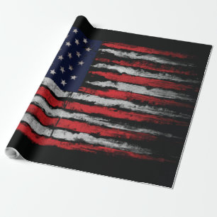 Grunge U.S.A.-Flagge Geschenkpapier
