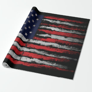 Grunge U.S.A.-Flagge Geschenkpapier